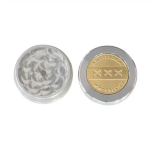 Metal grinder Amsterdam Weapon Gold 50 mm 2pts - Image 1