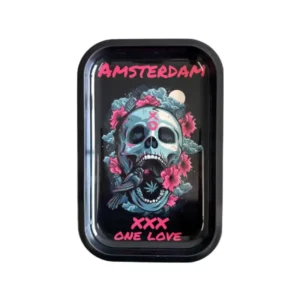 Amsterdam Metal Rolling One Love Skull - Image 1