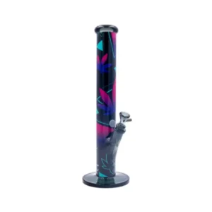Fire-Flow x Black Leaf – Glass Bong Leaves #37 2/4 – 40cm - Image 1