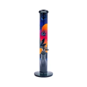 Fire-Flow x Black Leaf – Glass Bong Leaves #37 3/4 – 40cm - Image 1