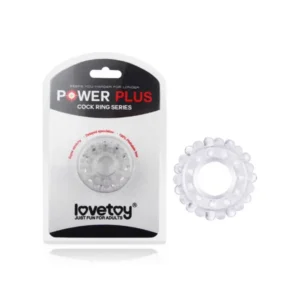 LoveToy Power Plus Flexible Cock Ring Transparent - Image 2