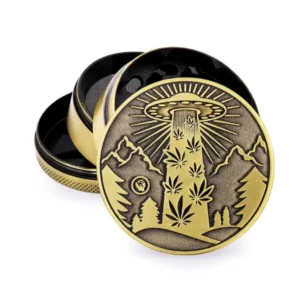 Metal Grinder Gold 420 Ufo ⌀60 mm – 4 parts - Image 1