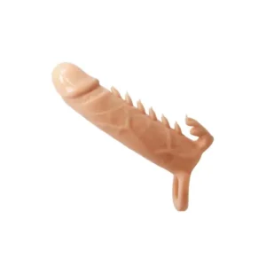 Pretty Love Emmitt Penis Sleeve Ribbed Nude - Image 1