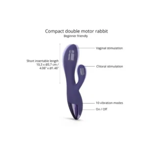 Love to Love Funky Bunny Rabbit Vibrator Indigo - Image 3
