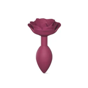 Love to Love Open Roses Size M Butt Plug Plum - Image 1