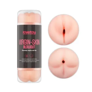 LoveToy Virgin-Skin Blowout Double Side Stroker Vagina and Ass - Image 1