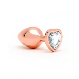 Toys Pisa Heart Shaped Butt Plug Rose Gold Rimba - Image 2