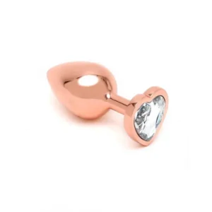 Toys Pisa Heart Shaped Butt Plug Rose Gold Rimba - Image 1