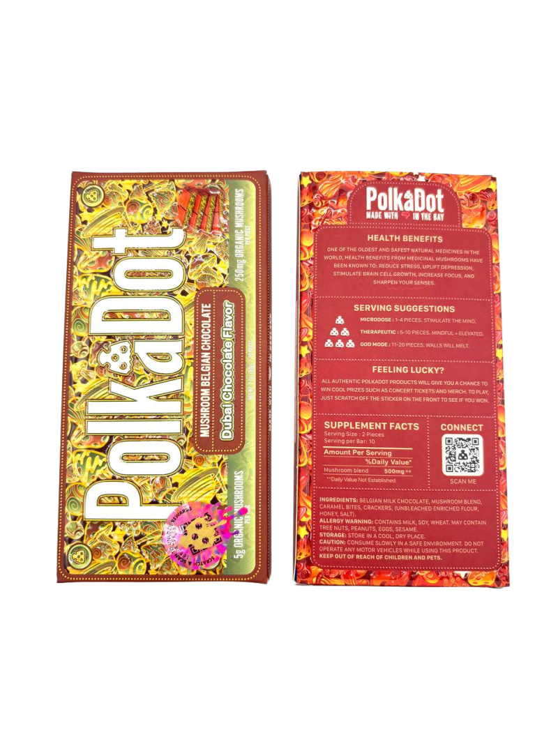 Order Mushroom Polka Dot Chocolate Bar EU
